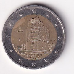 Germany 2 Euros 2023 - "Hamburg" RARE COMMEMORATIVE BIMETALLIC COIN #M-1024