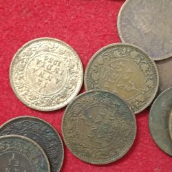 Alternative view of George V 1/12 Anna India 27 Pcs Given Mix Mints Mix Years British of India 01
