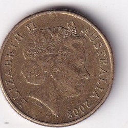 Alternative view of Australia 1 Dollar 2008 - Elizabeth II - Scouting Rare Lowest Price Coin # L-619