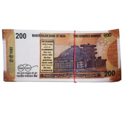Alternative view of FULL OF FUN 200 Rupee CHURAN LABEL Note For Shadi Function or Learning and Educational Toy Money for Kids, Fake Currency Note 80 Piece bundle One (Single) bundle ₹ 41/- and ten(10) bundle ₹ 350/-