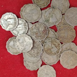 Alternative view of George V King Emperor One Anna 1929 ...& mix Year Year Mix Mints 25 Pcs Given British of India