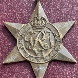 World War 2 Burma Star Medal Rare #5