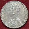 1892 ONE RUPEES VICTORIA BRITISH INDIA SILVER AU TYPE EXTREMELY RARE COIN #A-4 - Image 2
