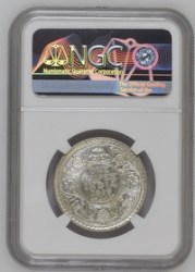 Alternative view of ONE RUPEE 1919 NGC GRADED MS 61 GEORGE V KING EMPEROR