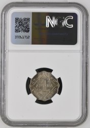 ONE ANNA GEORGE V BOMBAY MINT 1935 NGC GRADED MS 64 - Coinbazzar.com