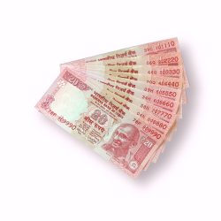 Rs 20 India Banknote 9 note set fancy numbers starting 101110 till 909990 Unique and Rare
