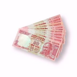 Rs 20 India Banknote 9 note set fancy numbers starting 110001 till 990009 Unique and Rare