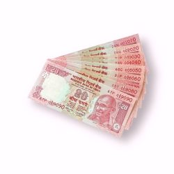 Rs 20 India Banknote 9 note set fancy numbers starting 001010 till 009090 Unique and Rare