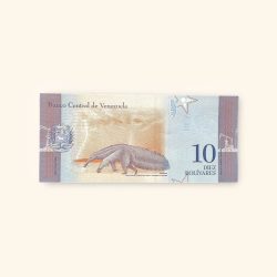 Alternative view of 10 Venezuelan World Banknote Gem Unc issued in january 2018 Very Unique and rare