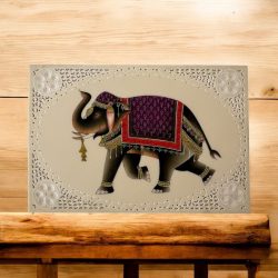 Jaipur Hand Made Elephant Painting Very Unique and Rare