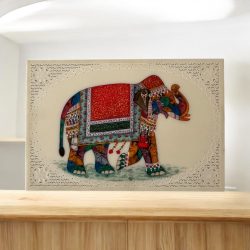Jaipur Hand Made Elephant Painting Very Unique and Rare