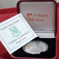 British Virgin Islands 10 dollars, 2013 10th Anniversary - Last Flight of Concorde RARE SILVER PROOF SET COIN