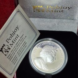 Falkland Islands 1 Crown 2013 - Elizabeth II Referendum Rare Silver Proof Set Pobjoy Mint Issue
