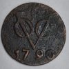 Indonesia › Netherlands East Indies 1 Duit 1790 Rare Coin # L-611