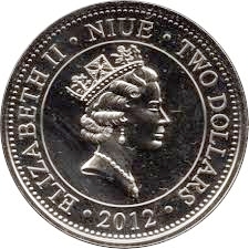 Niue, 2 Dollars, 2012, Diamond Jubilee - Lifetime of Service, KM #675, First Day Cover. - Image 3