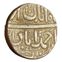 MUGHAL EMPIRE Silver Rupee JAHANGIR [1605-1627] AHMEDABAD Mint, ABAN-Month **SCARE** High Collectable Grade.