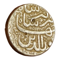 Alternative view of MUGHAL EMPIRE Silver Rupee JAHANGIR [1605-1627] AHMEDABAD Mint, ABAN-Month **SCARE** High Collectable Grade.
