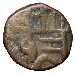 Copper paisa of Chhatrapati series (17th Cen. AD) of Maratha Confederacy