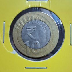 10 RUPEE SHIFTING ERROE COIN