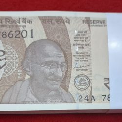 10 Rupee Bundle GEM UNC Condition Starting 786 Serial No. 24A 786201