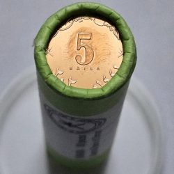 5 Baisa Central Bank Of Oman 50 PCS Roll Bunc Rare