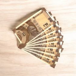 Rs 10 India Banknote Set Issue 000987 TO 000210 Gem Unc Unique and Rare