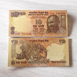 Rs 10 India Banknote Fancy Number 786000 Gem UNC Small Font Pattern Issue Ultra Rare