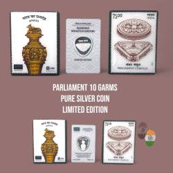 Republic India 10 Grams Bharat Parliament Sengol Ultra Unique and Rare Limited Edition