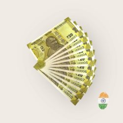 Rs 20 India Banknote Set 123001 to 123010 Unc Unique and Rare