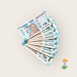 Rs 50 India Banknote Solid Set Gem Unc 990900 to 110100 Latest Issue Unique and Rare