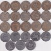 1 Rupee 23 Different India Commemorative Coins Set Rare