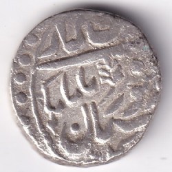 Alternative view of Jodhpur State One Rupee Jaswant Singh "Shri Mata Ji" Silver Coin #2