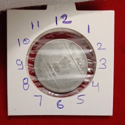 Two Rs FSS Rare 2 "o Clock Error Coin 2008 Year Calcutta Mint RBI Mistake Coin