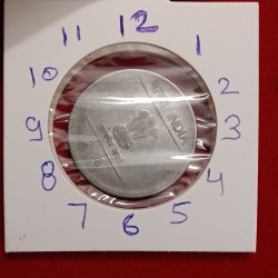 Alternative view of Two Rs FSS Rare 2 "o Clock Error Coin 2008 Year Calcutta Mint RBI Mistake Coin