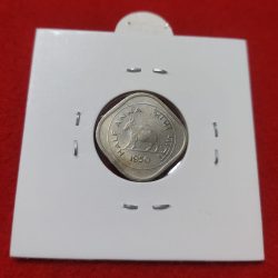 Alternative view of HALF ANNA 1950 CALCUTTA MINT BU CONDITION