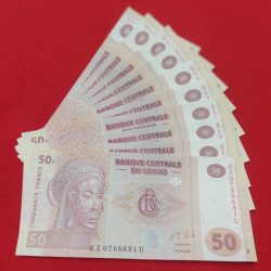 50 FRANCE NOTE CONGO COUNTRY GRM UNC CONDITION STARTING 786 NUMBER EACH NOTE PRICE 283.5