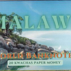 Alternative view of MALAWI 20 KWACHA UNC NOTE WITH BEAUTIFUL PACKING