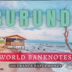 Alternative view of BURUNDI 100 FRANCS UNC NOTE WITH BEAUTIFUL PACKING