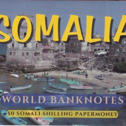 Alternative view of Somalia 50 Shilling UNC Note with Beautiful Folder