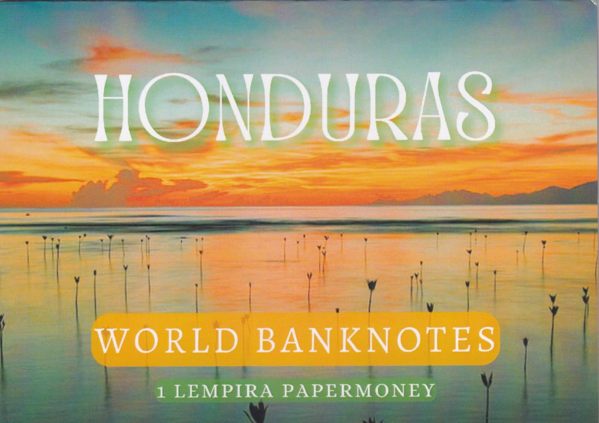 HONDURAS 1 LEMPIRA UNC NOTE WITH BEAUTIFUL PACKING - Image 2