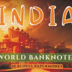 Alternative view of INDIA 20 RUPEES UNC NOTE WITH BEAUTIFUL PACKING
