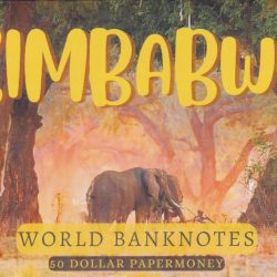Alternative view of ZIMBABWE 50 DOLLARS UNC NOTE WITH BEAUTIFUL PACKING