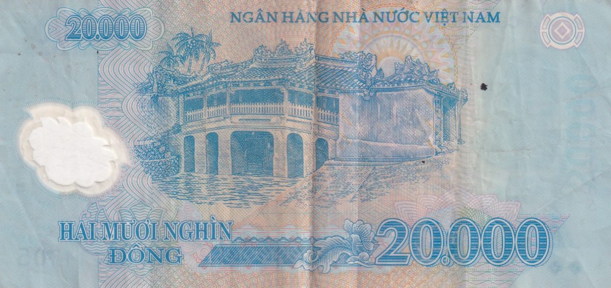 Vietnam 20 000 Đồng rare POLYMER NOTE #B-2 - Image 2
