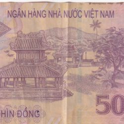 Alternative view of Vietnam 50 000 Đồng rare POLYMER NOTE #B-2