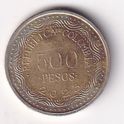 Colombia 500 Pesos 2023 RARE Bimetallic COIN #L-665