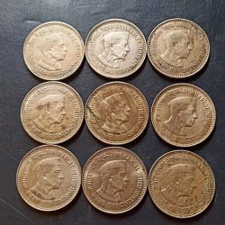 Republic India Denominaton 5₹ Metal coper nickel First prime minister of India 9 piece given Same and similar piece available