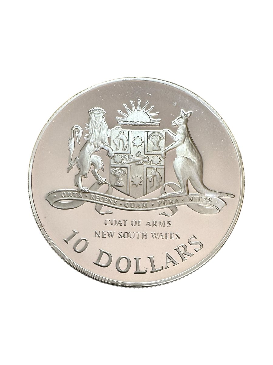 Australia 10 Dollar Silver 1987 Very Unique and Rare Proof Coin 20 gms - Image 2