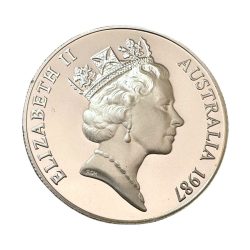 Australia 10 Dollar Silver 1987 Very Unique and Rare Proof Coin 20 gms
