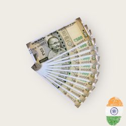 Alternative view of Rs 500 Low Serial India Banknote 000001 to 10 Gem Unc Unique and Rare