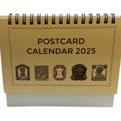 PICTORIAL POST-CARDS "CALENDAR" Year 2025 Theme 75th Years Independence AZADI AMRIT MAHOTSAV Unique Item **RARE** Mint Condition.